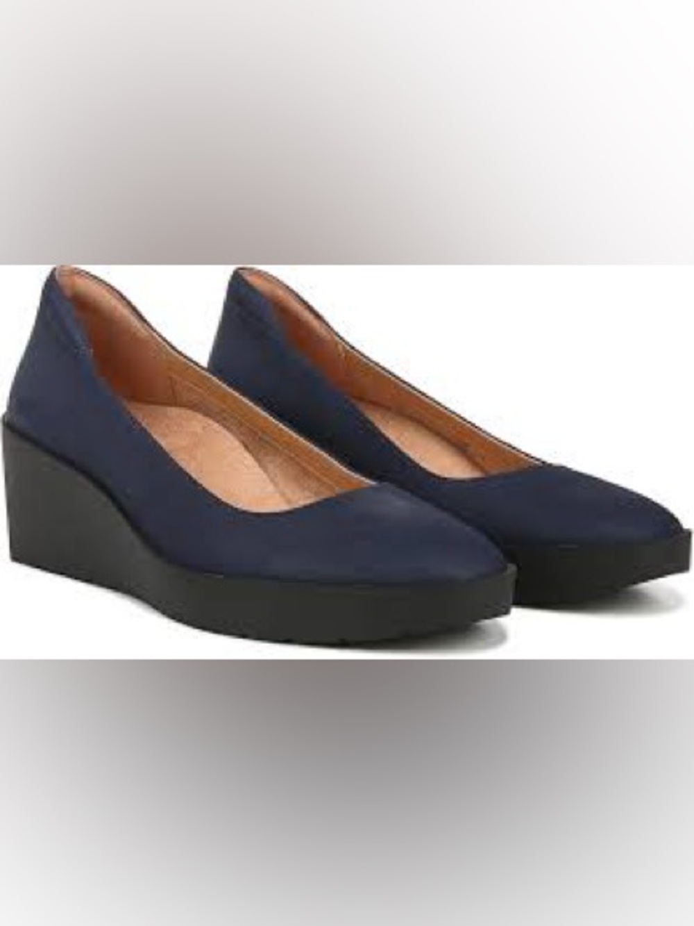 Vionic Sereno women’s navy wedges size 7